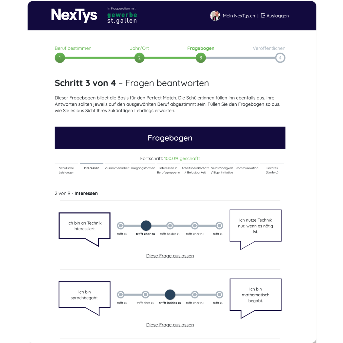 So kommen sie zum perfect Match